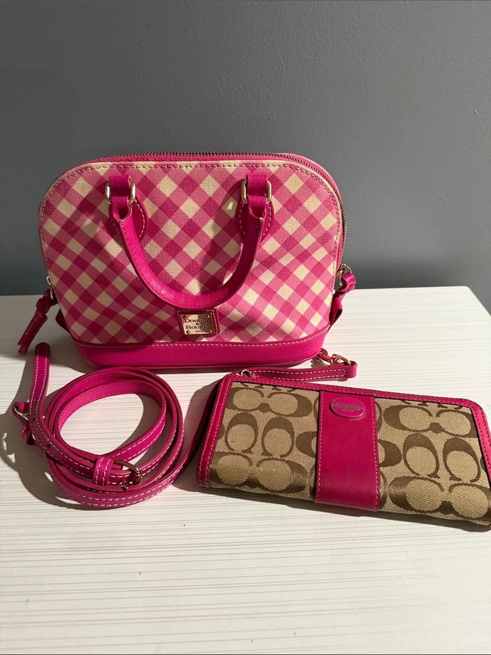Dooney and Bourke  and Coach rehab bundle Dooney Crossbody & Coach wallet.